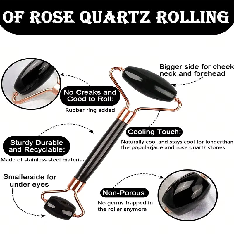 Ice Face Roller & Gua Sha Set – Facial Massage & Skin Care Tool