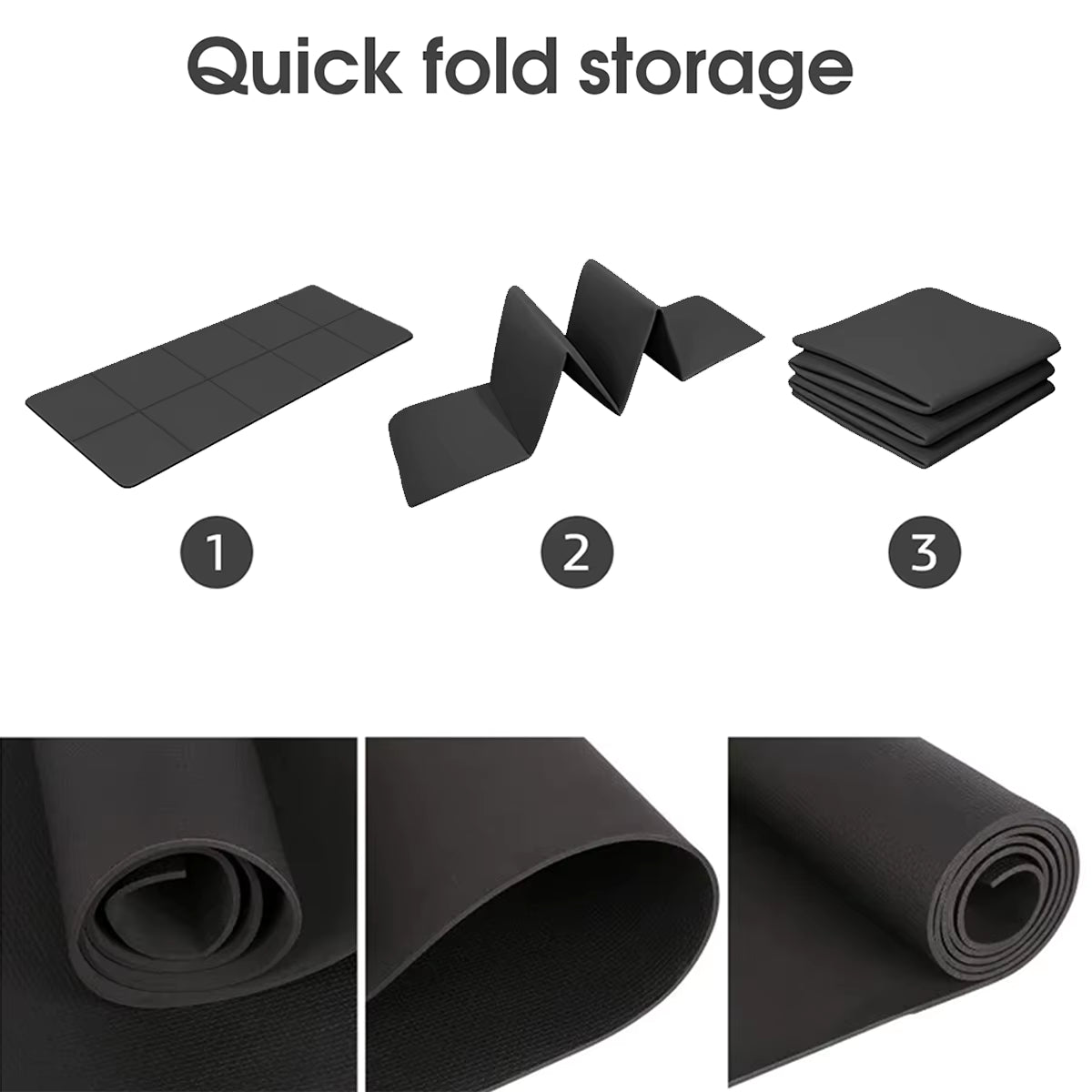 EVA Yoga Mat 4mm – Non-Slip Fitness & Pilates Exercise Mat