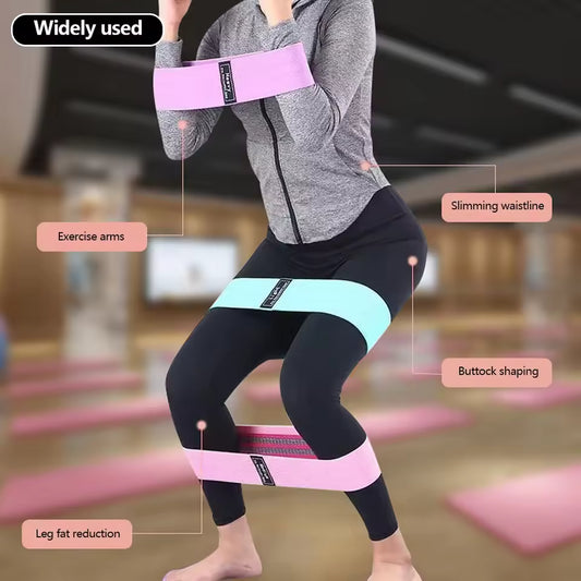 Non-Slip Fabric Booty Bands – Resistance Bands for Legs & Glute Workouts