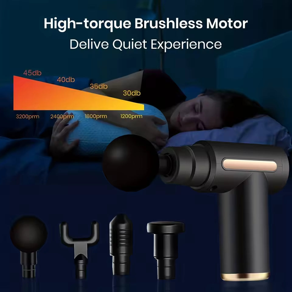 Mini Fascia Massage Gun – Portable Deep Tissue Muscle Massager