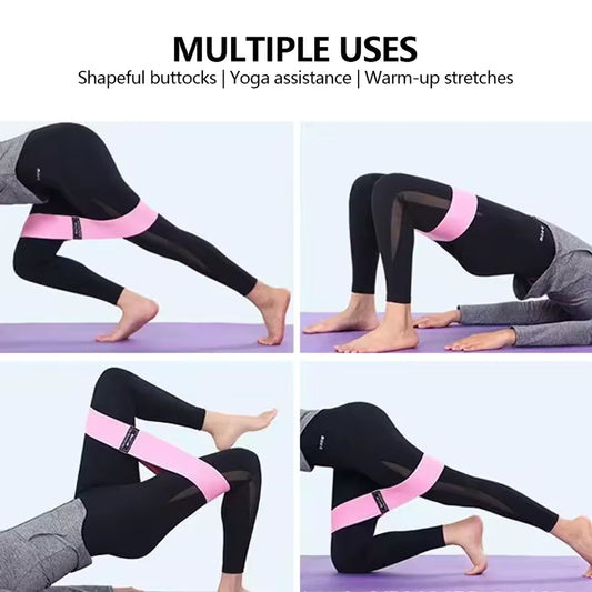 Non-Slip Fabric Booty Bands – Resistance Bands for Legs & Glute Workouts