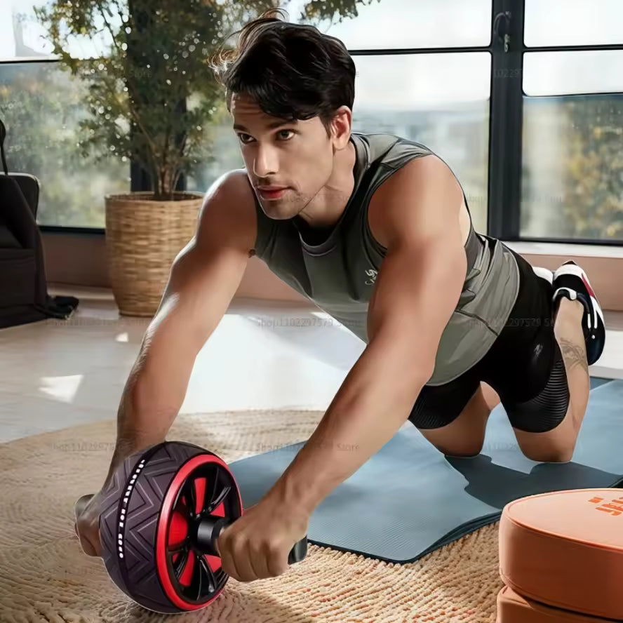 Silent Abs Roller Wheel – Core Strength & Home Gym Fitness Trainer