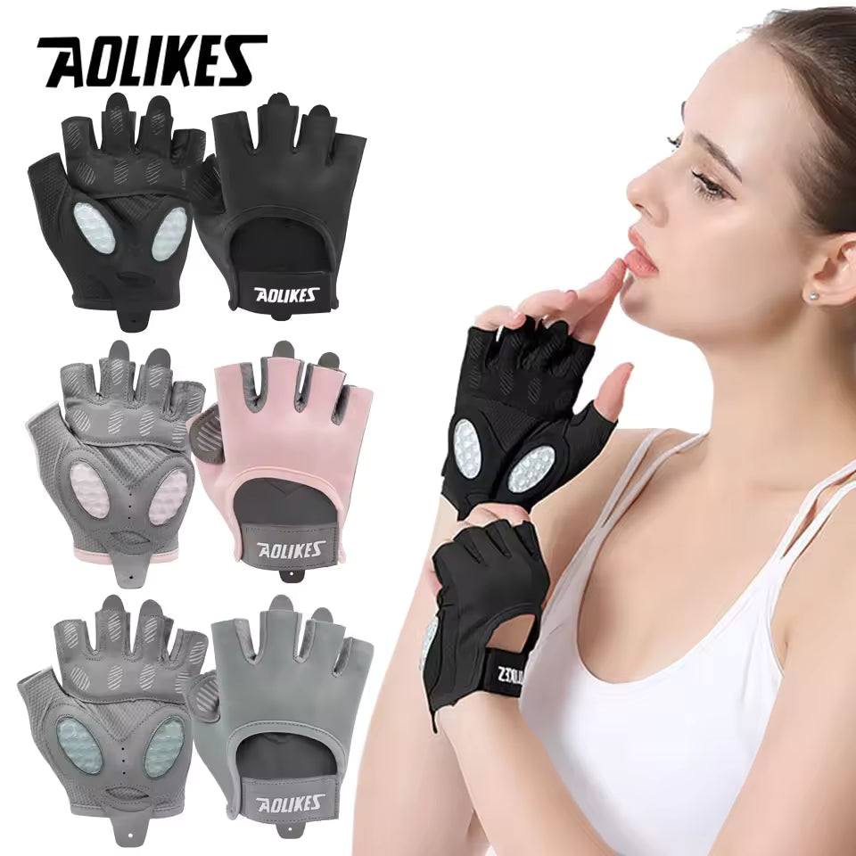 Breathable Fitness & Cycling Gloves – Anti-Slip Gym Training Gloves