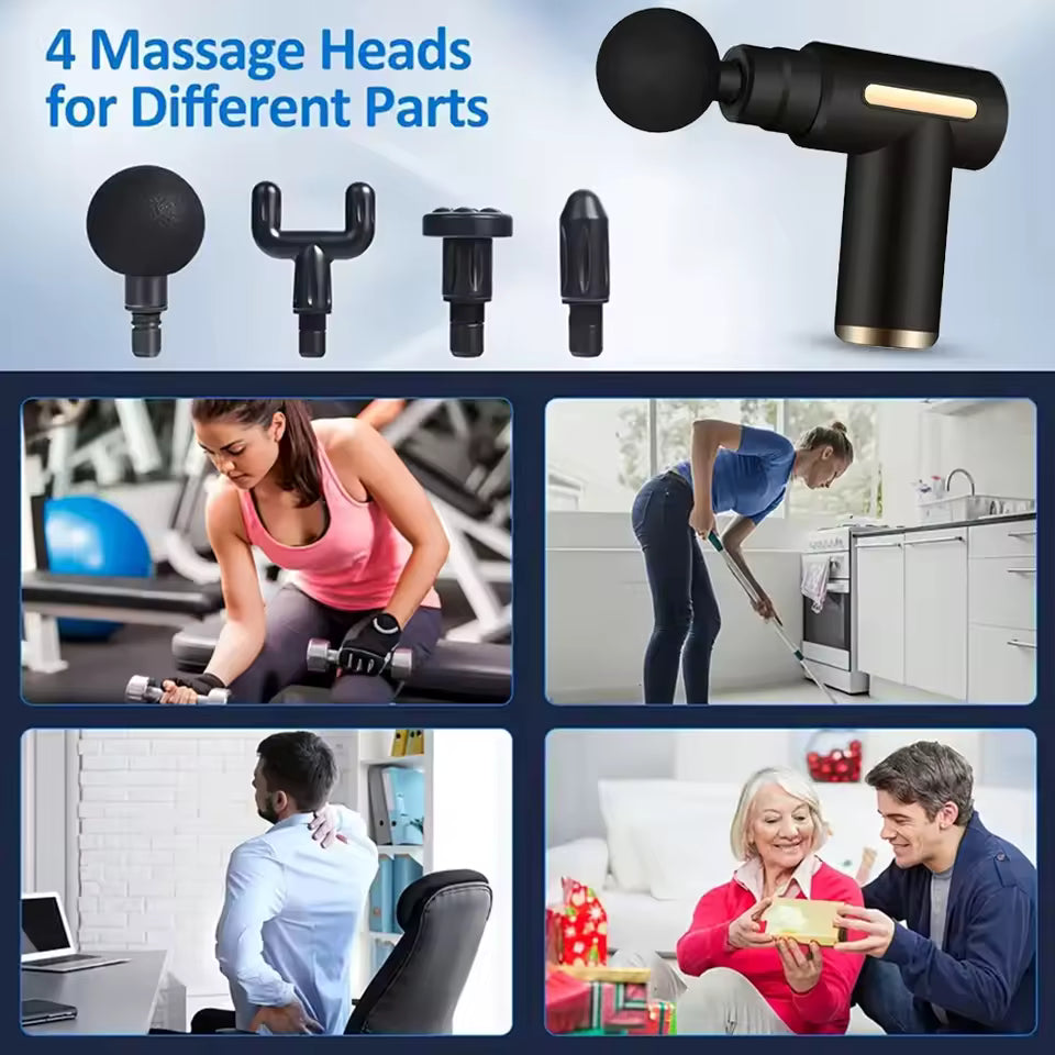 Mini Fascia Massage Gun – Portable Deep Tissue Muscle Massager